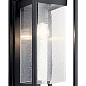 Mercer 20" 1 Light Wall Light Clear Seeded Glass Black уличный настенный светильник 59062BSL Kichler