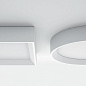 8325 Linea Light Tara Q AP PL LED S современный квадратный потолочный светильник белый — фото 2