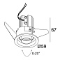 24111 9210 B Delta Light SPY MICRO IN OK Встраиваемый точечный светильник — фото 1