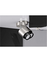 Satin Nickel Metal LED GU10 1x10Watt 100-240Volt IP20 Bulb Excluded D: 8 W: 15 H: 17 cm