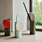 20138403 Vases Dcoupage Vitra Ваза дизайнерская зелёная с палочкой — фото 2