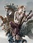 Фарфоровая скульптура Ариона на морском коне Arion on a Seahorse Lladro, лимитированная серия 01001948 — фото 1
