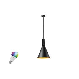 Подвесной светильник SLV PHELIA 30 SMART SET, с умной лампой Zigbee E27, Ø280 мм, высота 420 мм, RGBW