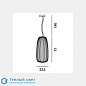 Spokes 1 подвесной светильник Foscarini 2640071R1-55 — фото 7