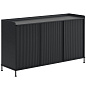 83696 Muuto Enfold Сервант 45x148 см, черный/антрацитовый — фото 1