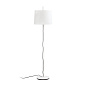 24036-08 MONTREAL WHITE FLOOR LAMP BEIGE LAMPSHADE торшер Faro barcelona — фото 2