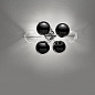 Metal Lux Atom AP 6 sfere бра со сферическим рассеивателем золото 255.102.13 — фото 2