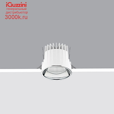 QM86 Reflex iGuzzini Minimal fixed recessed luminaire Ø 125 mm - Wall Washer - ON-OFF