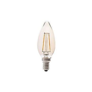 17427 светодиодная лампа CANDLE FILAMENT LED AMBER E14 2W 2200K Faro barcelona