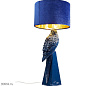 54586 Настольная лампа Parrot Синяя 84см Kare Design