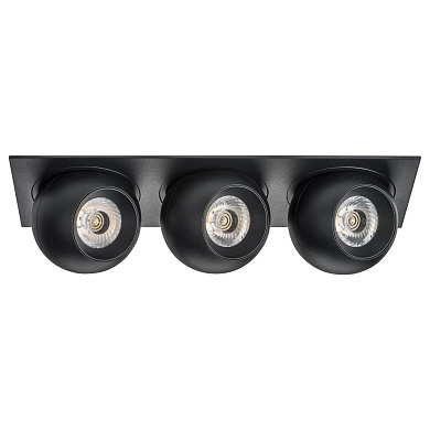 i537727272 Lightstar Intero точечный светильник, 9Вт, 3000K, 2550лм, черный