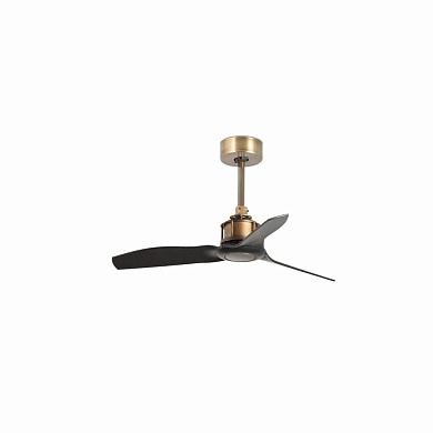 33429WP Faro JUST FAN Old gold/black ceiling fan 81cm SMART люстра-вентилятор старое золото