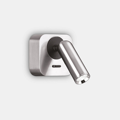 260679 Ideal Lux BEAN AP SQUARE NICKEL настенный светильник (бра) никель