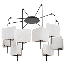 A7084SP-8BK Arte Lamp TRIXIE люстра подвесная с множеством геометрических плафонов