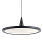 Jeno LED 3000K 9" Pendant Matte Black подвесной светильник 83962MBK Kichler — фото 1