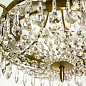 Empire Crystal Chandelier with a Basket of Crystal Octagons люстра Gustavian 304904701