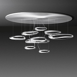 1366W10A Artemide Mercury декоративный потолочный светильник с плавающими элементами из алюминия