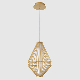 CUADRA SP18W LED GOLD Crystal Lux CUADRA подвесной светильник геометрический с металлическим абажуром