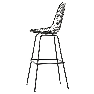 4055737222122 Eames Wire Vitra Барный стул высокий, черный
