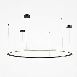 CF5C-00W9AZDU05 Leds C4 Circular подвесной кольцевой светильник черного цвета