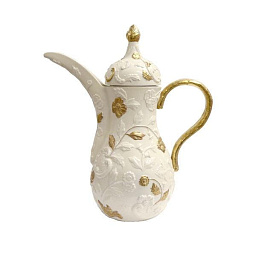 0004445-402 Villari Taormina кофейник с золотыми элементами