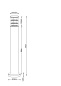A5318PA-1BK Arte Lamp A5318 ландшафтный светильник E27 1х40W — фото 2