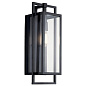 Goson 20" 1 Light Wall Light with Clear Glass Black уличный настенный светильник 59087BK Kichler — фото 3