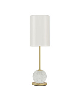 Gold Aluminium & Acrylic LED 13 Watt 220-240 Volt 685Lm 3200K IP20 Switch On/Off Cable Length: 250 cm D: 15.4 H: 54.5 cm