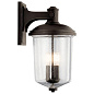 Harmont  19" 2 Light  Wall Light with Clear Seeded Glass Olde Bronze уличный настенный светильник 59095OZ Kichler — фото 2