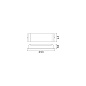 244570 Ideal Lux STRIP LED DRIVER 1-10V 100W LED driver — фото 1
