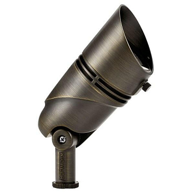 VLO 3000K 15 Degree LED High Lumen Accent Spotlight Centennial Brass архитектурный прожектор 16160CBR30 Kichler