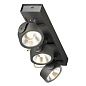 1000131 SLV KALU TRIPLE CW black 3000K 60° настенный светильник — фото 1