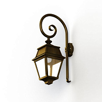 Avenue 2 N° 2; Clear glass E27 105W; Gold patina