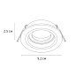 A2177PL-1BK Arte Lamp Tarf точечный встраиваемый светильник GU10 1х35W — фото 6