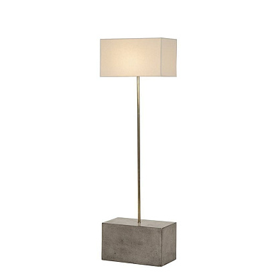 Untitled Floor Lamp Large White Shade by Nellcote торшер Sonder Living 1007088