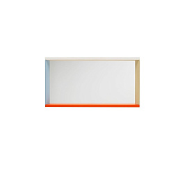 20140713 Vitra Colour Frame Зеркало среднее с синей и оранжевой рамкой