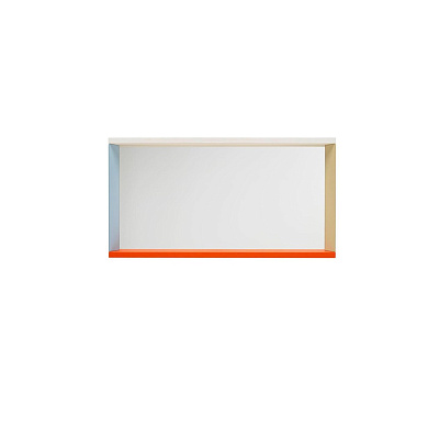 20140713 Colour Frame Vitra Зеркало среднее с синей и оранжевой рамкой
