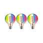 29165 Paulmann LED Globe 3x470 лм 3x6,3 Вт RGBW+ с регулировкой яркости, золото — фото 1