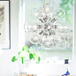 Modern Glass Pendant in Nickel Plated Brass with 18 Clear Halogen Bulbs подвесной светильник Gustavian 505201500