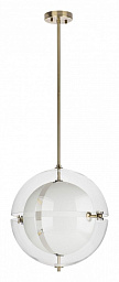 816043 Lightstar Modena подвесной спот с шарообразным плафоном латунь