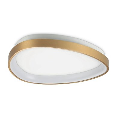 Потолочный светильник Gemini PL D042 ON-OFF 4000K Ideal Lux 372051, латунь