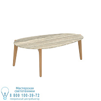 СТОЛИК ДЛЯ ЧАЯ 100X60CM ИЗ КЕРАМИЧЕСКОГО ТРАВЕРТИНА Royal Botania