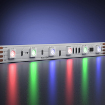 14,4 Вт/м, RGB, 5 м, 10 мм, 5050, IP20, 24 В