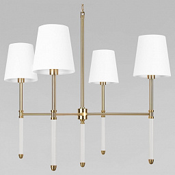 10308 Antique Brass Loft It Cosy подвесной светильник с тремя абажурами в классическом стиле