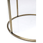 86184 Приставной столик Roman Brass Ø42см Kare Design