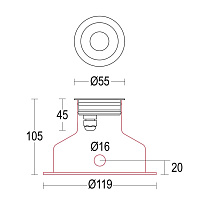 MaxiSegno Flat 55 GH1119.BAXW400EL