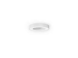 P08201.050.0402 Panzeri Silver ring потолочный светильник с круглым рассеивателем и металлическим корпусом