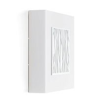 Уличный настенный светильник Lombardo Art 250 Bamboo, 17 Вт, 2040 лм, белый