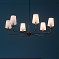 Pallas 32.25" 6 Light Chandelier Black люстра 52516BK Kichler — фото 2