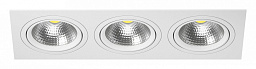i836060606 Lightstar Intero 111 двойной встраиваемый потолочный светильник белый